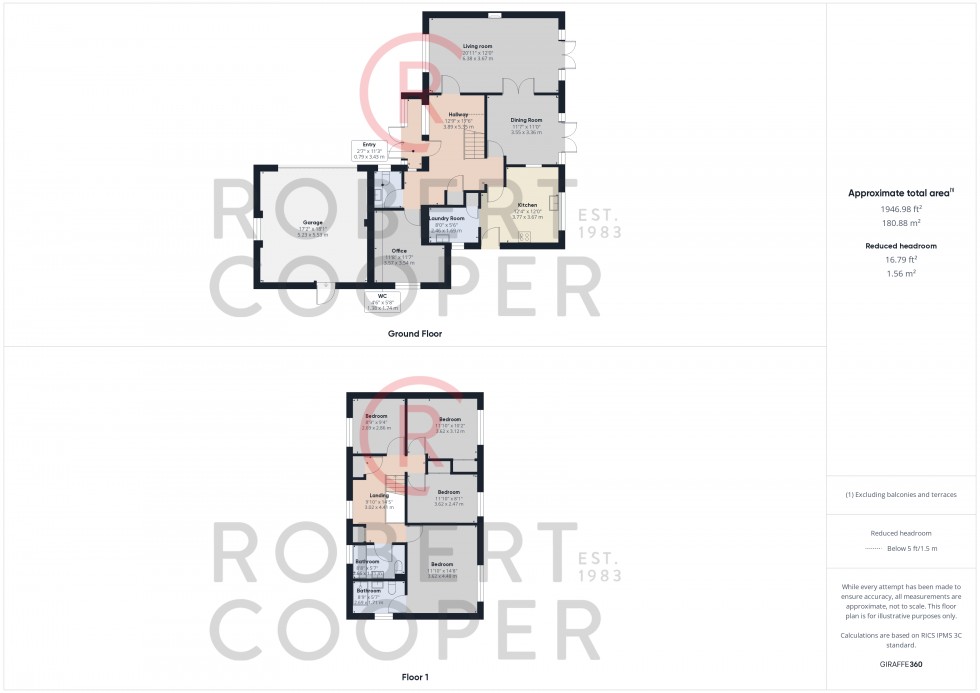 Floorplan for Woodhouse Eaves, Northwood