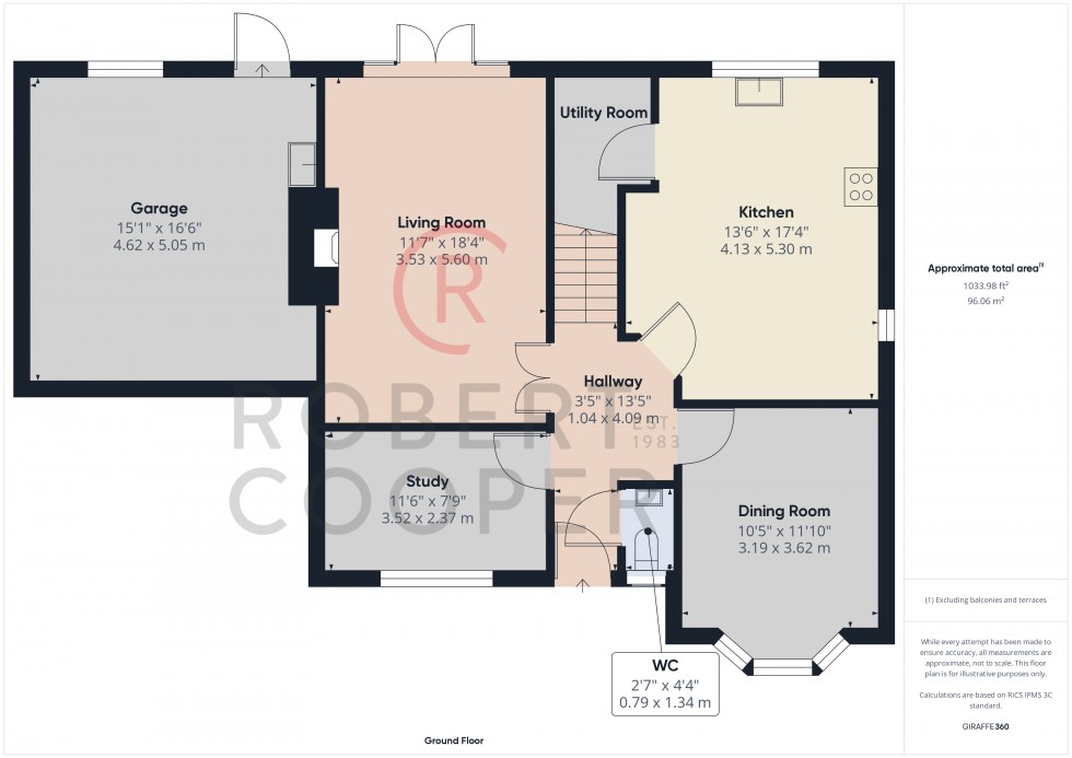 Floorplan for Holm Grove, Hillingdon