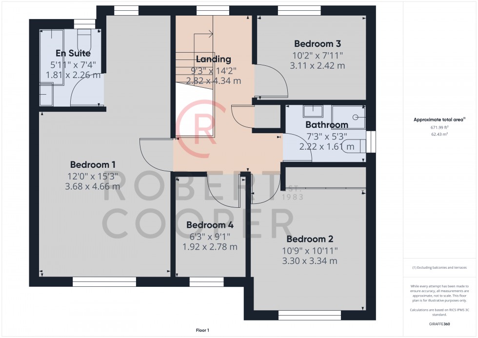 Floorplan for Holm Grove, Hillingdon