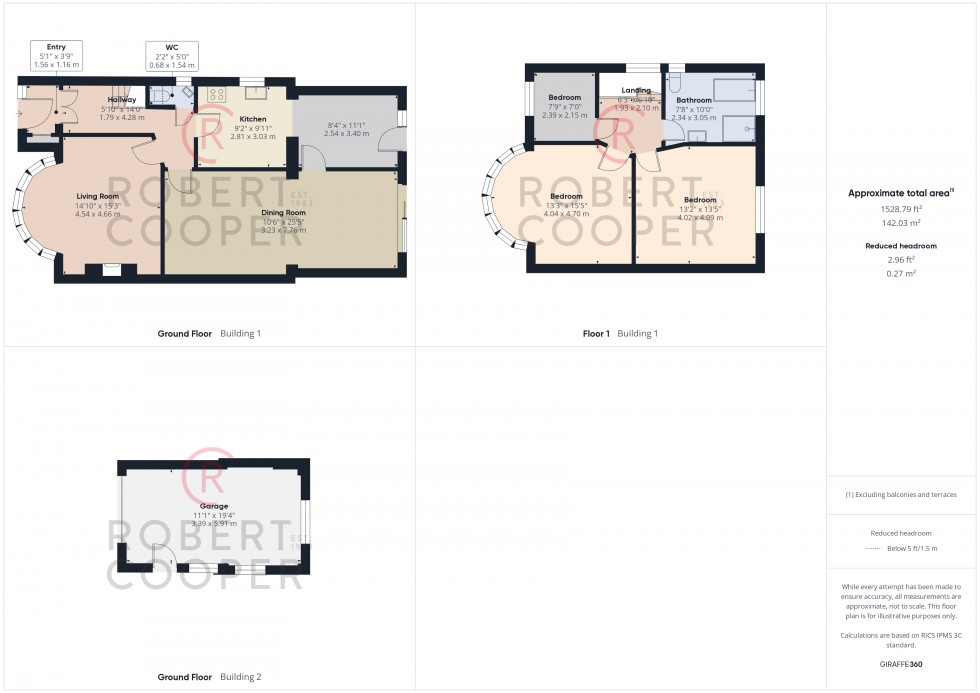 Floorplan for Deane Croft Road, Pinner