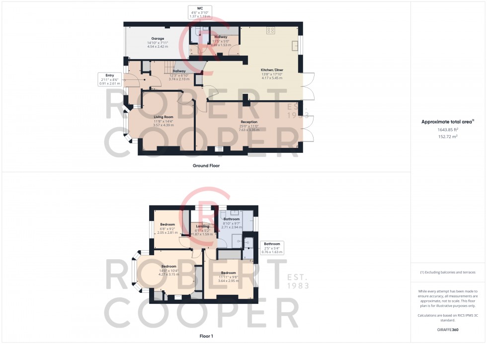 Floorplan for Deane Way, Ruislip