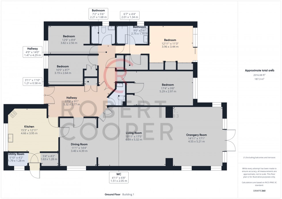 Floorplan for The Drive, Ickenham