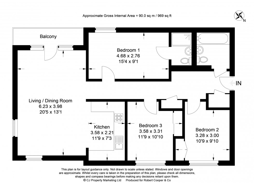 Floorplan for Arla Place, Ruislip