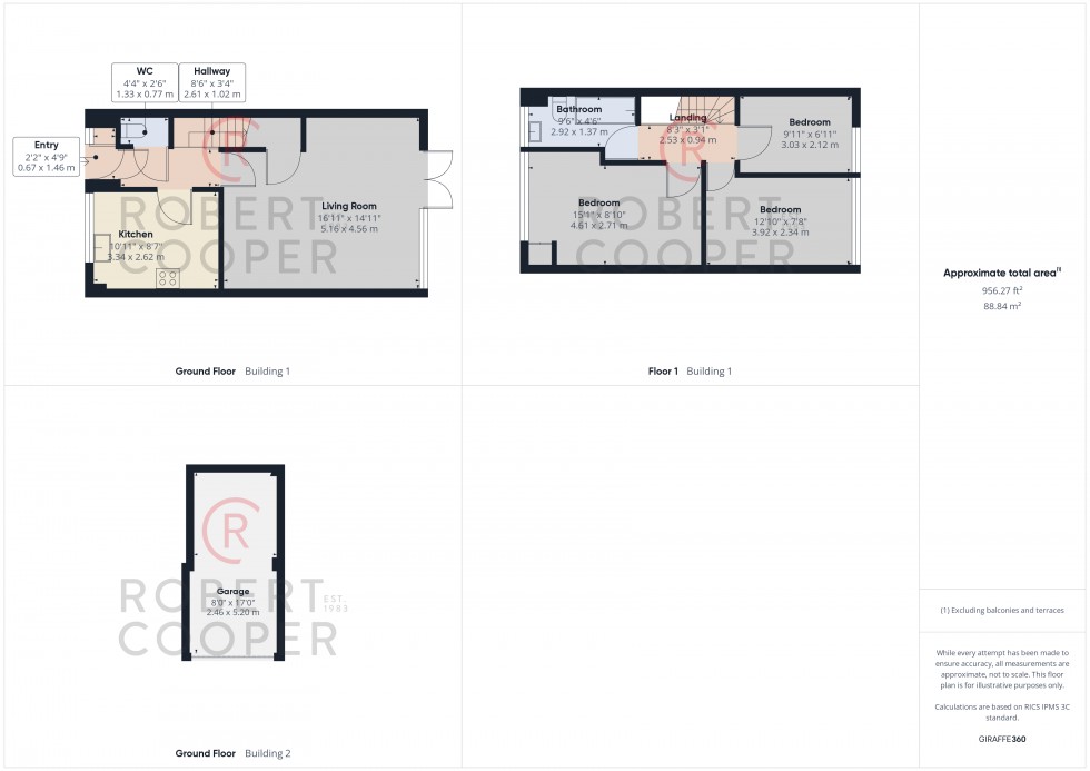 Floorplan for Chamberlain Lane, Pinner