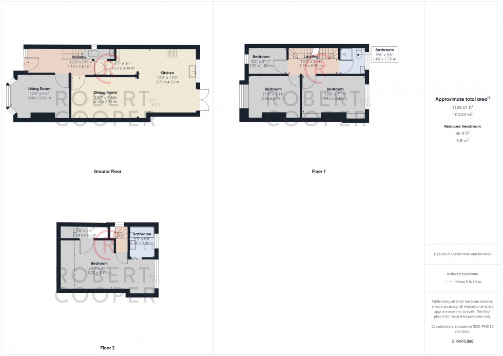 Floorplan for Masson Avenue, South Ruislip