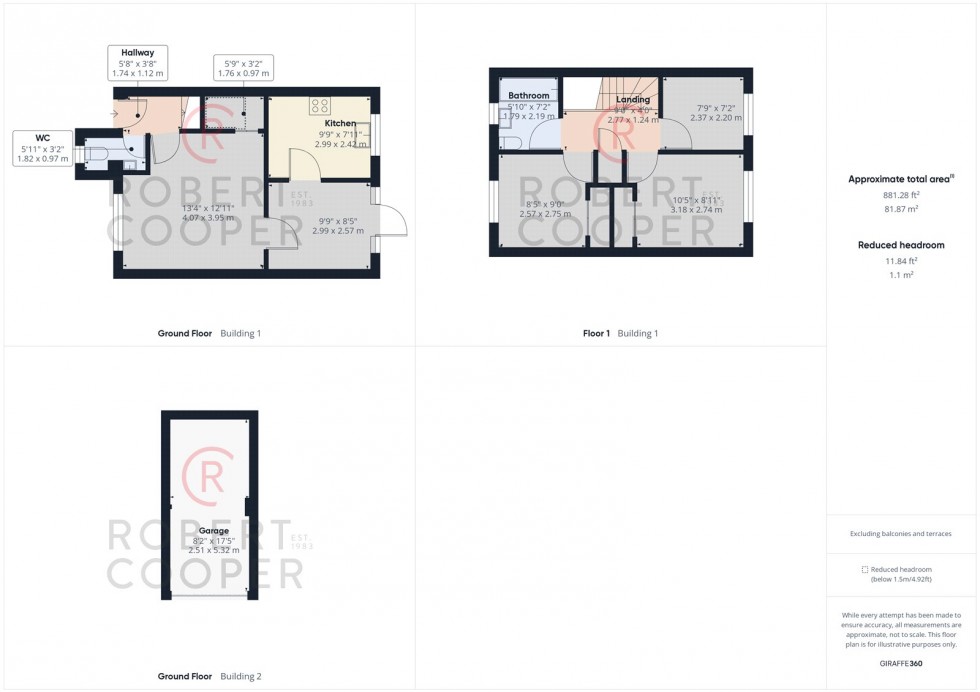 Floorplan for Eastcote, Ruislip, Middlesex