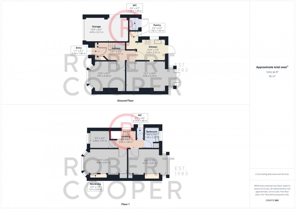 Floorplan for Elm Avenue, Ruislip