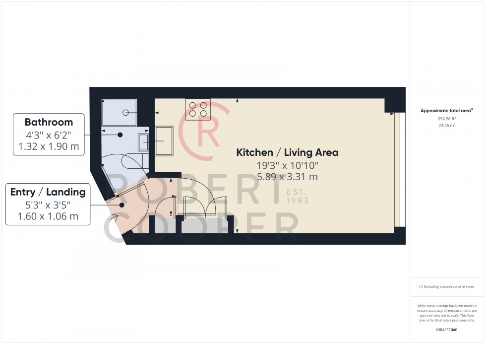 Floorplan for Rayners Lane, Harrow, Middlesex