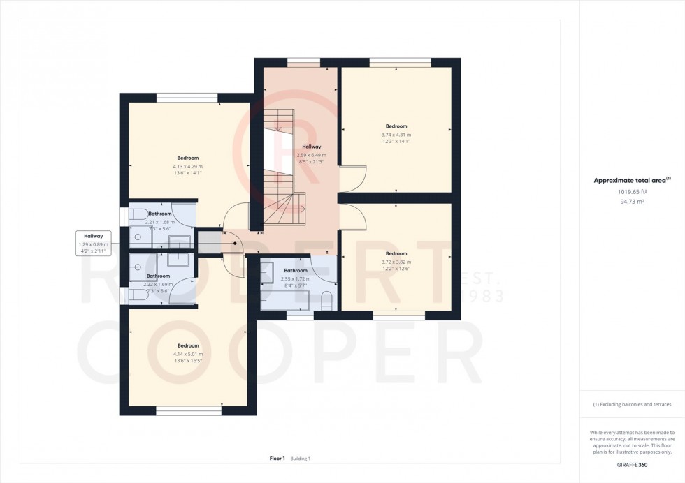 Floorplan for Frobisher Close, Pinner