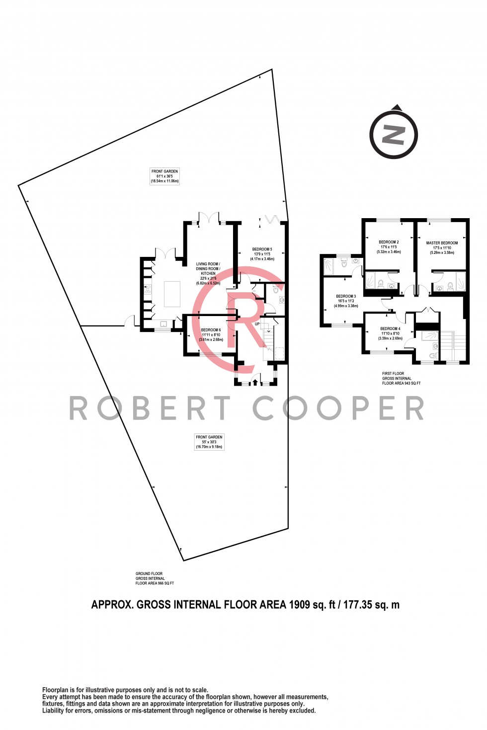 Floorplan for The Fairway, Ruislip