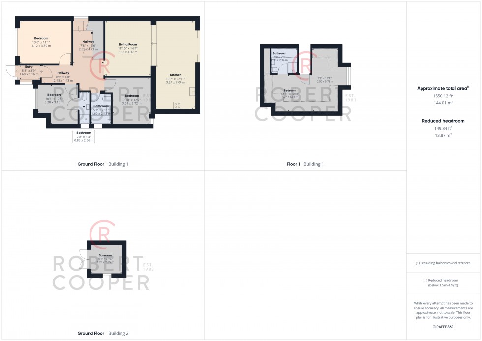 Floorplan for Eastcote, Middlesex