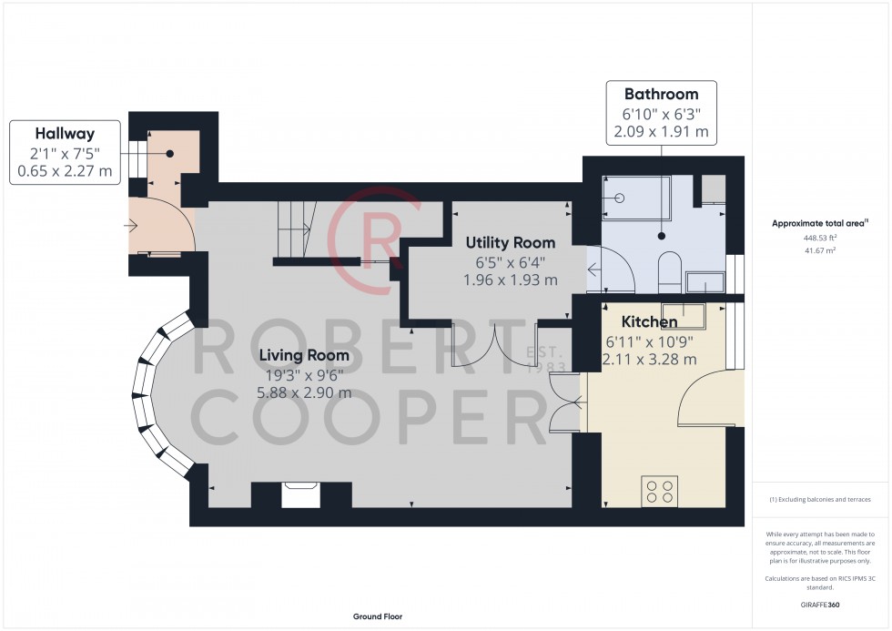 Floorplan for Dulverton Road, Ruislip, Middlesex