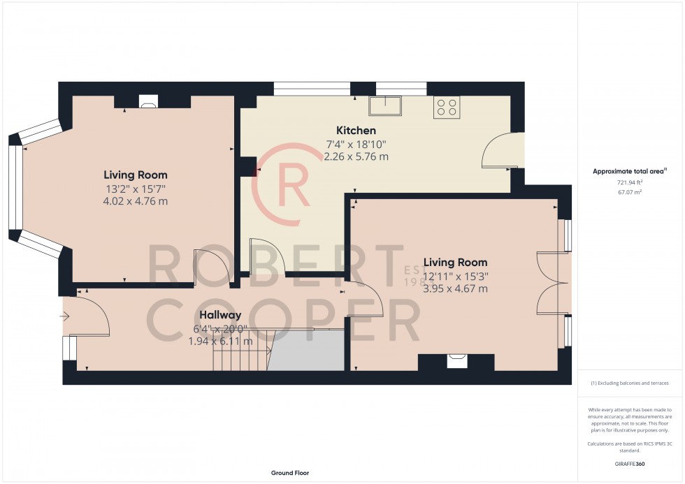 Floorplan for Lowlands Road, Eastcote