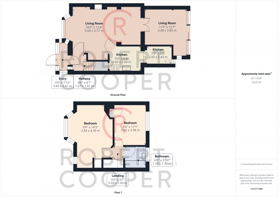 Floorplan for Trevor Crescent, Ruislip