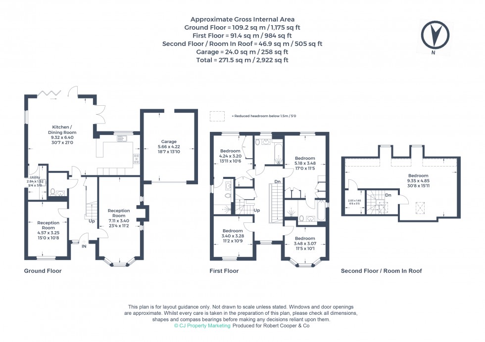 Floorplan for Ickenham, Uxbridge, Middlesex