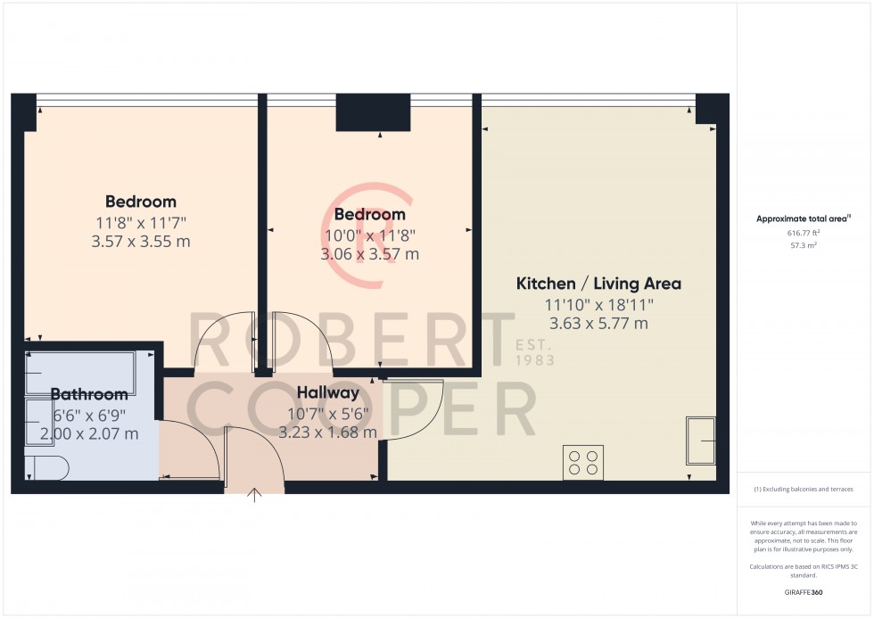 Floorplan for St Anns Road, Harrow, Middlesex