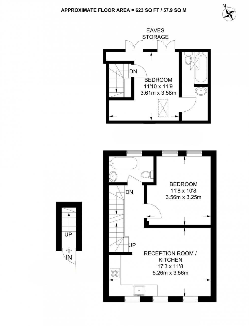 Floorplan for Lance Road, Harrow, Middlesex