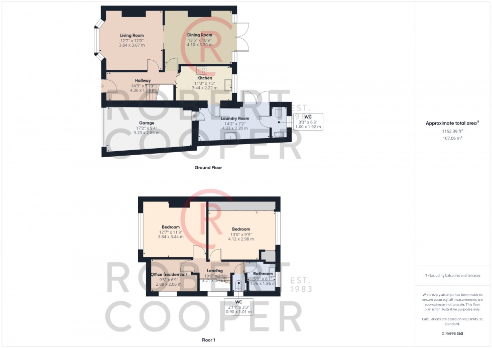 Floorplan for Windermere Avenue, Eastcote