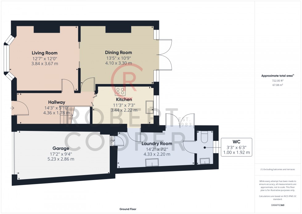 Floorplan for Windermere Avenue, Eastcote