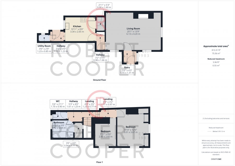 Floorplan for Wood Lane, Ruislip, Middlesex