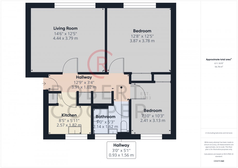 Floorplan for Rodwell Close, Eastcote