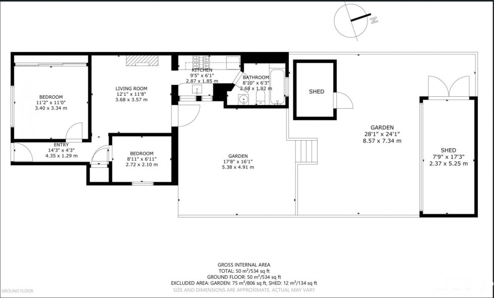 Floorplan for Queens Avenue, Greenford