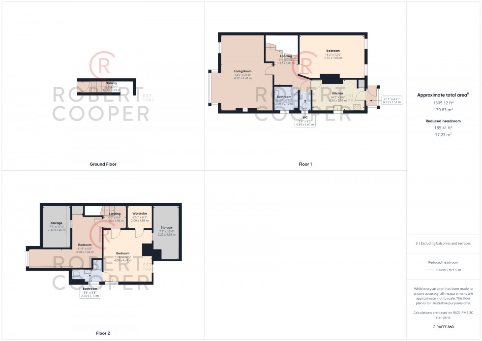 Floorplan for Wellington Road, Hatch End