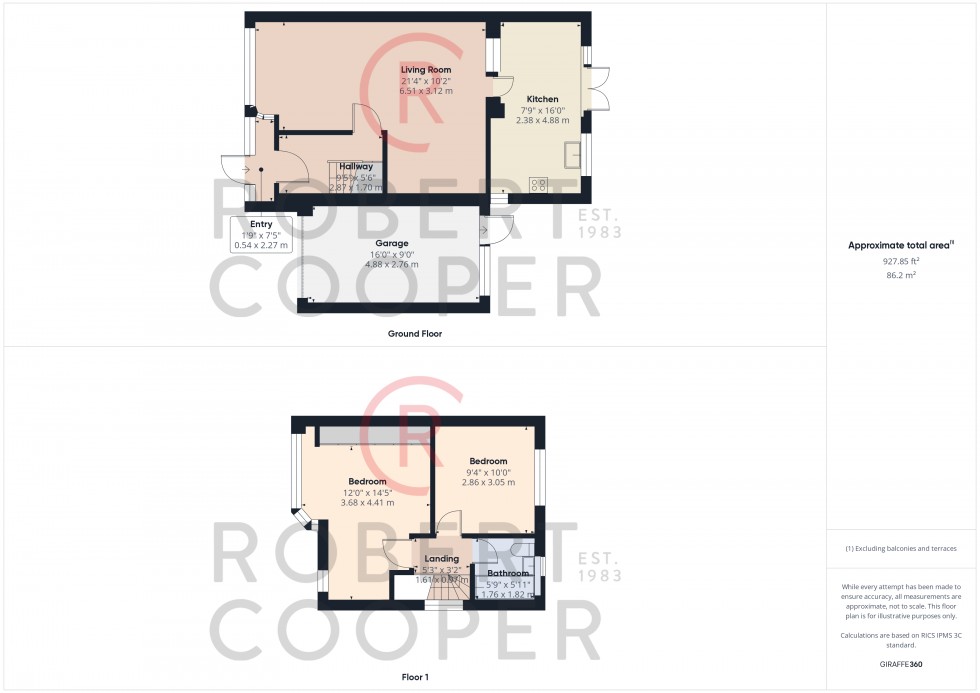 Floorplan for Shaldon Drive, Ruislip