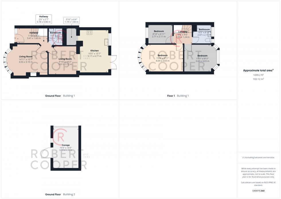 Floorplan for Royal Crescent, South Ruislip