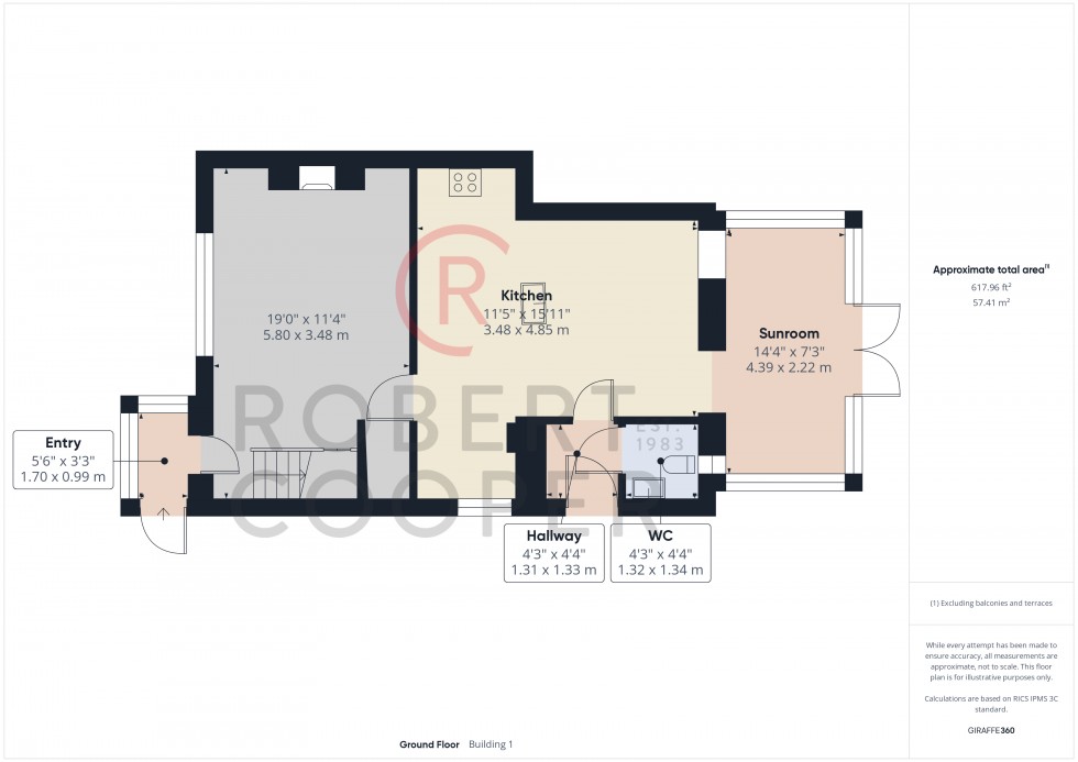 Floorplan for Ladygate Lane, Ruislip