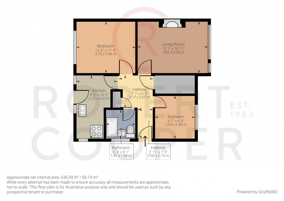 Floorplan for Windsor Close, Northwood Hills, Middlesex