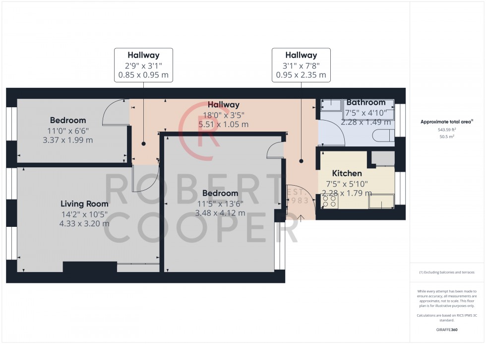 Floorplan for Field End Road, Eastcote