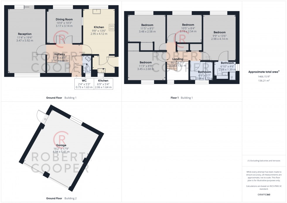 Floorplan for Deerings Drive, Pinner