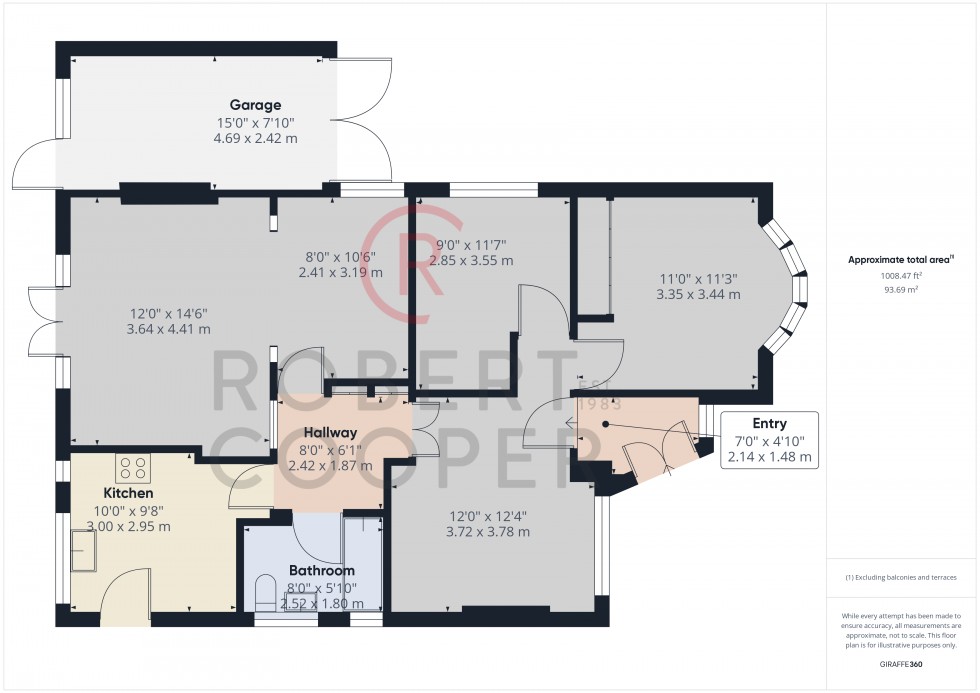 Floorplan for St. Lawrence Drive, Pinner